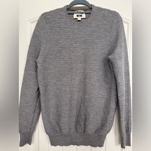 Men’s Joseph Abboud Merino Wool Gray Sweater